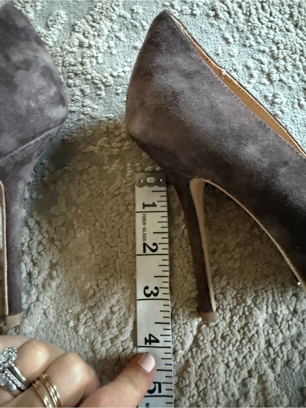 Tony Bianco Pointed Toe Suede leather Pumps heels chocolate Brown 9 - Picture 11 of 11